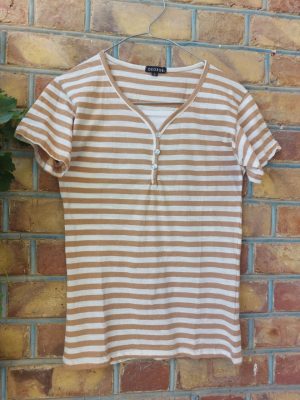 تیشرت راه راه کرم