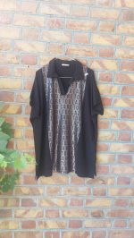 تیشرت مشکی آستین کیمونو