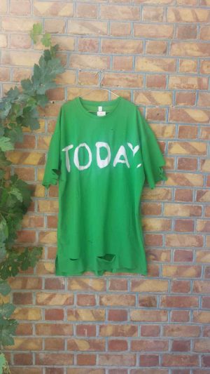 تیشرت لانگ سبز