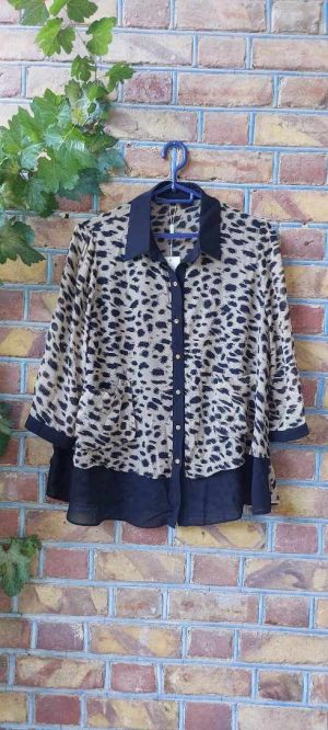 شومیز حریر پلنگی[مجلسی]