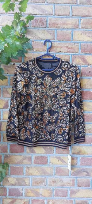 بلوز مخمل حریر برگی[مجلسی]