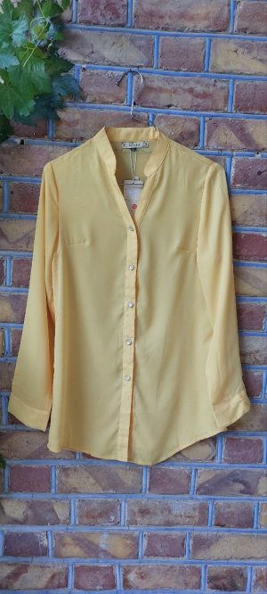 شومیز حریر زرد